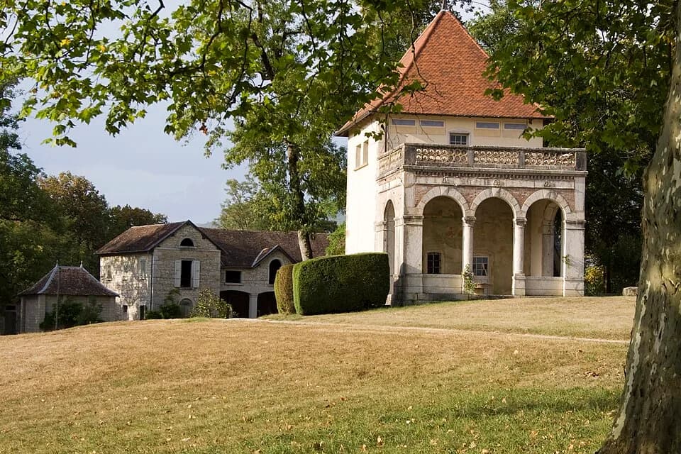 Paul Claudel - Le Château de Brangues, propriété de Paul Claudel, près de Morestel (Isère)