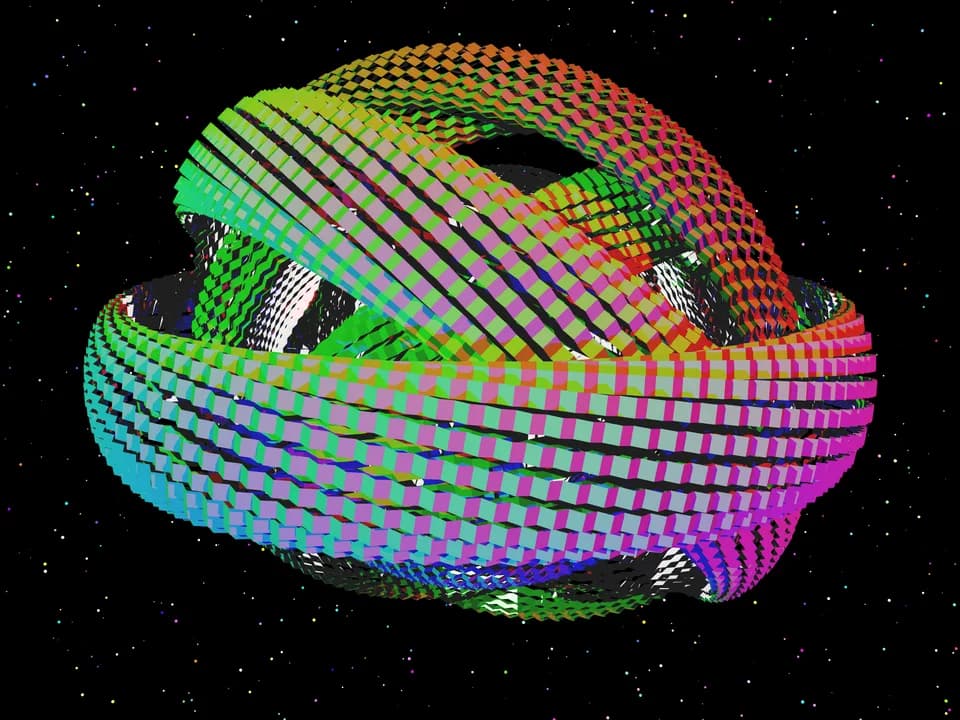 Freeman Dyson - Dyson sphere, Dyson ring, Niven ring, Dyson swarm in DONUT version, folding combo