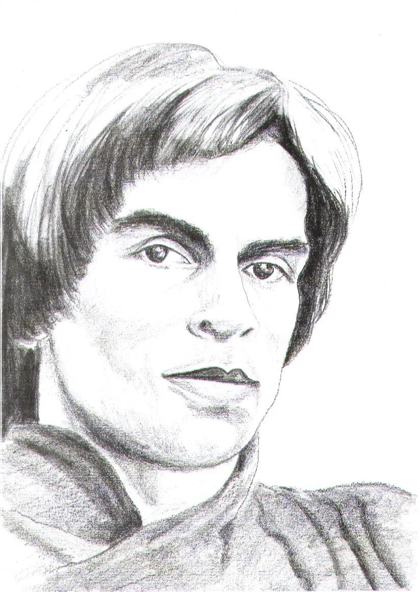 Rudolf Nureyev - Drawing of Rudolf Nureyev made by Chaim Topol. 
Donated To Commons under cc-by-sa license in honor of Jordan River Village