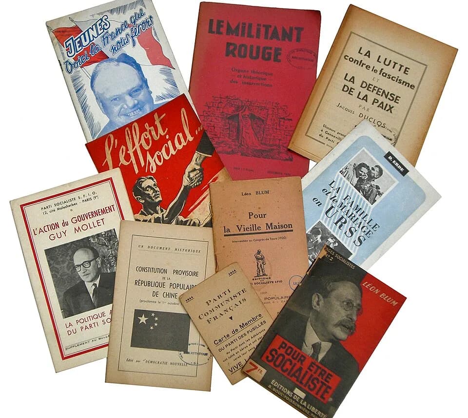 Léon Blum - Brochures conservées à la Bibliothèque d'Histoire sociale la Souvarine