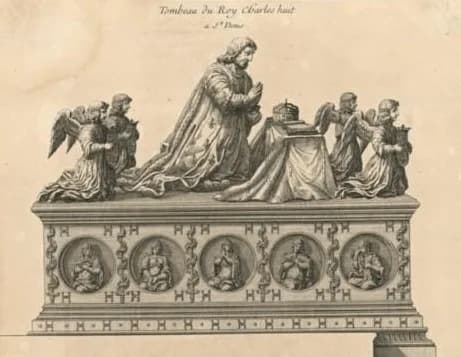 Charles VIII of France - Représentation du tombeau de Charles VIII à la basilique Saint-Denis