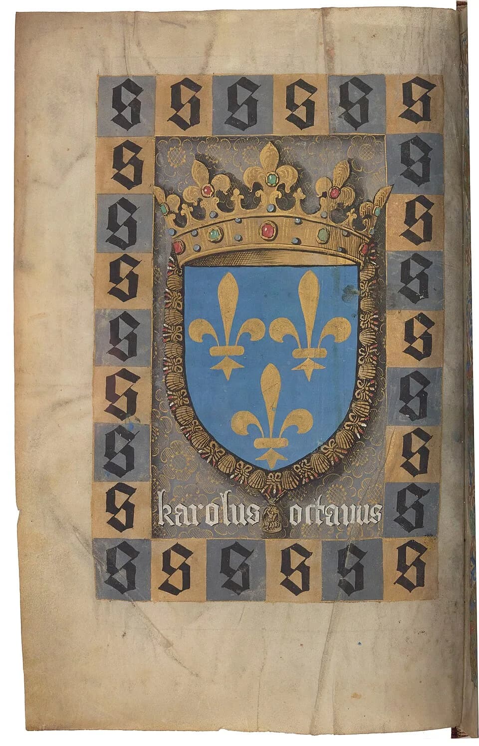 Charles VIII of France - Armes de France.