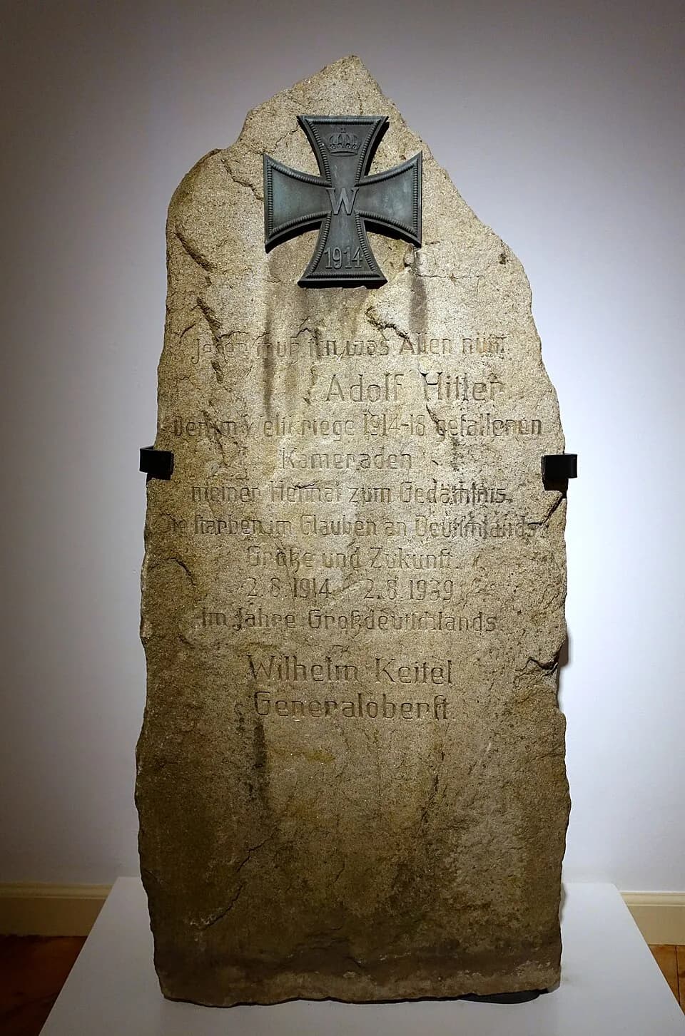 Wilhelm Keitel - Exhibit in the Braunschweigisches Landesmuseum, Braunschweig, Germany. This work is in the public domain because the creator(s) died more than 70 years ago.