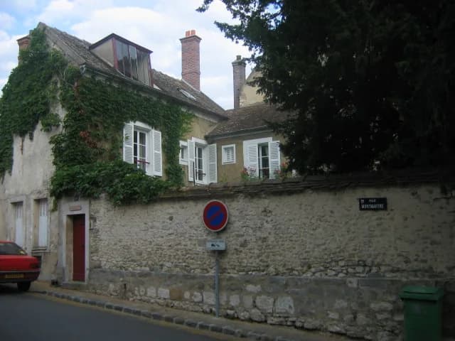 Alfred Sisley - Moret-sur-Loing, Seine-et-Marne, Frankreich: Haus von Alfred Sisley
