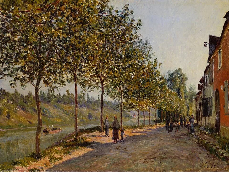 Alfred Sisley - Alfred Sisley - June Morning in Saint-Mammès - Google Art Project.jpg