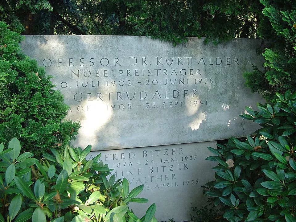 Kurt Alder - Deutzer Friedhof, Köln, Grab von Kurt Alder