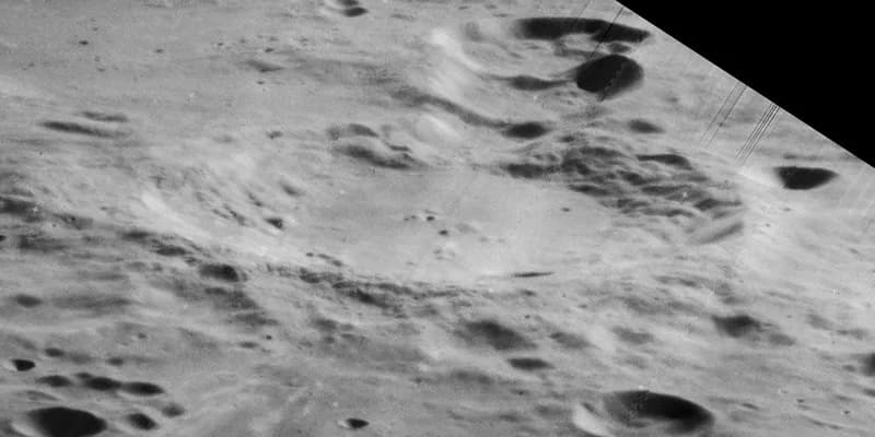 Kurt Alder - Oblique view of Alder, on the far side of the moon, facing west.