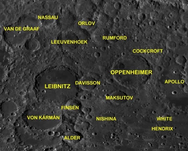 Kurt Alder - Cráter lunar Davisson. Localización. (LRO)
