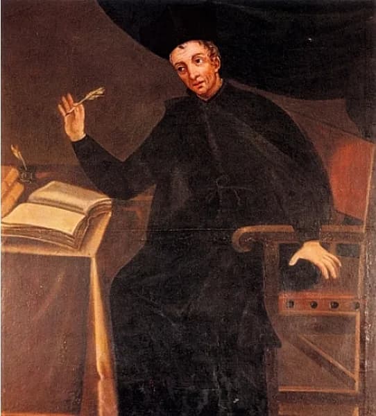 Baltasar Gracián - Retrato de Baltasar Gracián (localizado en la UNED de Calatayud)