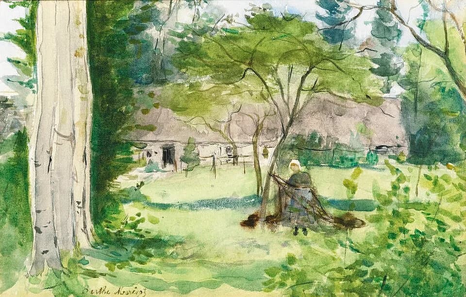 Berthe Morisot - Berthe Morisot - Paysage (watercolour).jpg