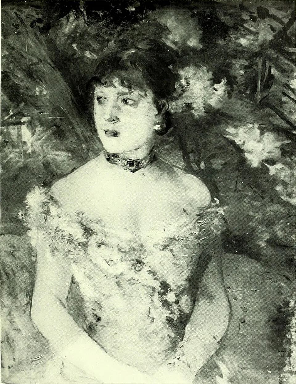 Berthe Morisot - Identifier: manetfrenchimpre00dure (find matches)
Title: Manet and the French impressionists: Pissarro--Claude Monet--Sisley--Renoir--Berthe Morisot--Cézanne--Guillaumin
Year: 1910 (1