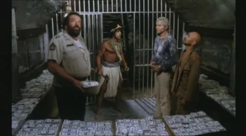 Bud Spencer - An Italian adventure-comedy film "A Friend Is a Treasure" (1981).