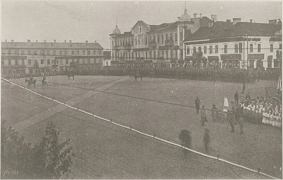 Tadeusz Kościuszko - Менск (Miensk), пляц Высокі Рынак (plac Vysoki Rynak)