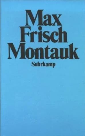 Max Frisch - Book cover of Max Frisch "Montauk" 1975