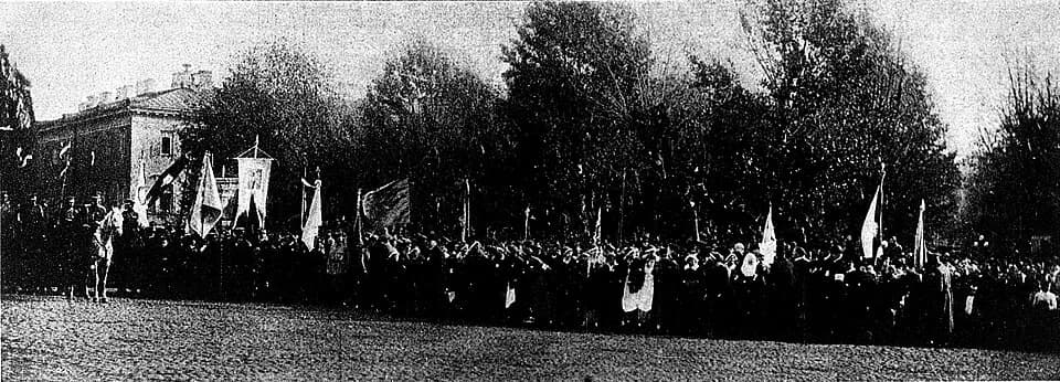 Tadeusz Kościuszko - Менск (Miensk), Высокі Рынак (Vysoki Rynak). Урачыстасьці да гадавіны сьмерці Тадэвуша Касьцюшкі