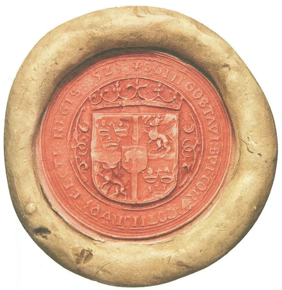 Gustav I of Sweden - Seal of Gustav I of Sweden.