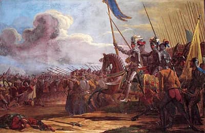Gustav I of Sweden - Gustav Vasa vid slaget vid Brännkyrka