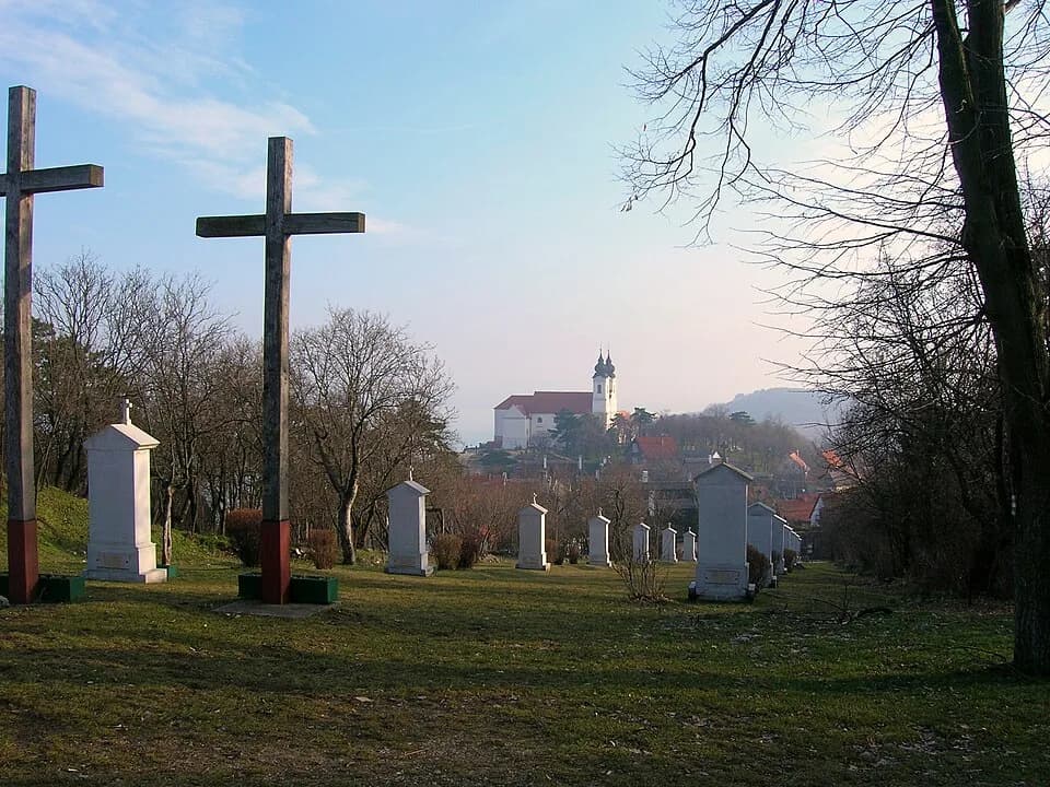 Charles I of Austria - Tihany Abbey from the Calvary