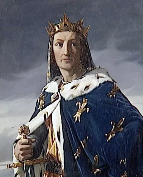 Louis VIII of France - This painting belongs to the Portraits of Kings of France, a series of portraits commissioned between 1837 and 1838 by Louis Philippe I and painted by various artists for the Mu