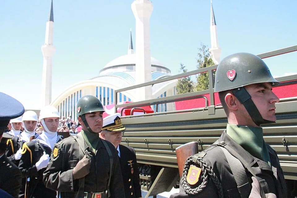Kenan Evren - Kenan Evren'in 12 Mayıs 2015 tarihindeki cenazesinden bir kare.
