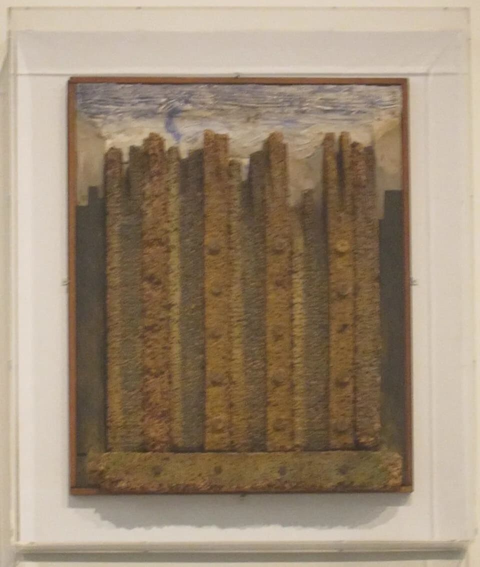 Max Ernst - Dadaville, painted plaster and cork laid on canvas by Max Ernst, c. 1924, Tate Modern