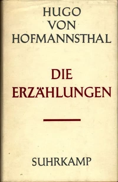Hugo von Hofmannsthal - Book cover of Hugo von Hofmannsthal - "Die Erzaelungen" 1949