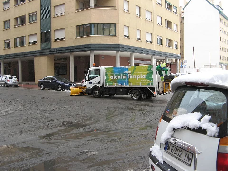Alejo Carpanter - Nevada en Alcalá de Henares  Calle Alejo Carpentier, Alcalá de Henares, Comunidad de Madrid, España