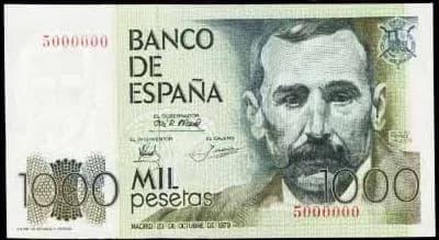 Benito Pérez Galdós - 1000 pesetas del 79.