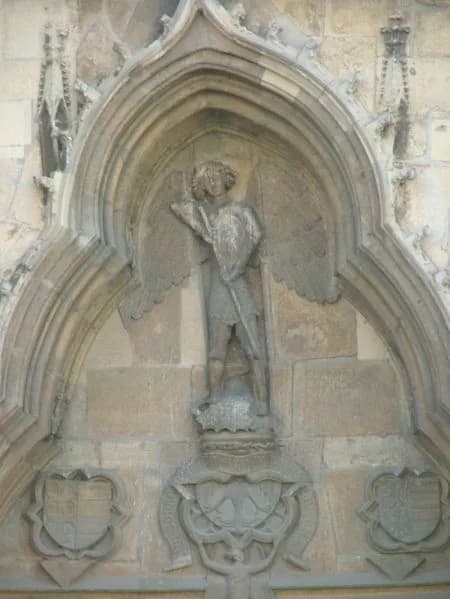 Sigismund Sigismund - Saint Michael Church in Cluj-Napoca detail, Romania