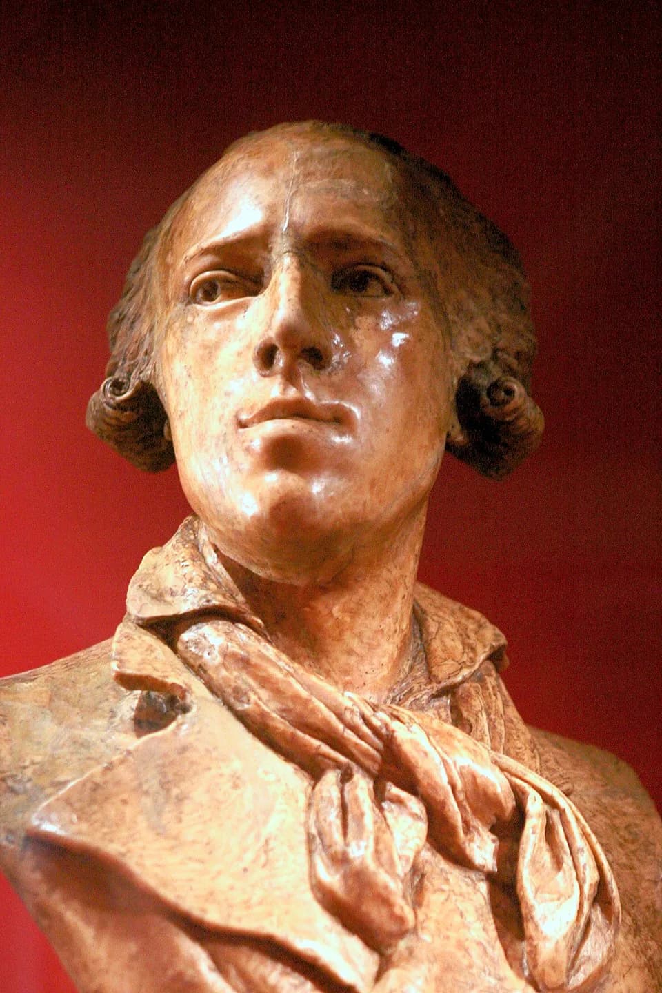 Claude Joseph Rouget de Lisle - Bust of Claude Joseph Rouget de Lisle, by David d'Angers (1788-1856). Wax. On display at Strasbourg Historical Museum, accession number 88.2007.0.4.