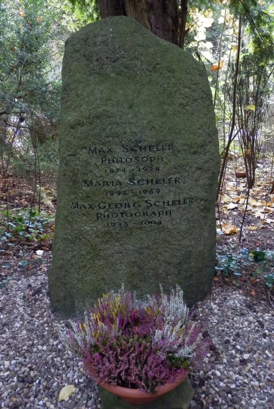 Max Scheler - Max (Georg) Scheler - Familengrab auf dem Kölner Südfriedhof