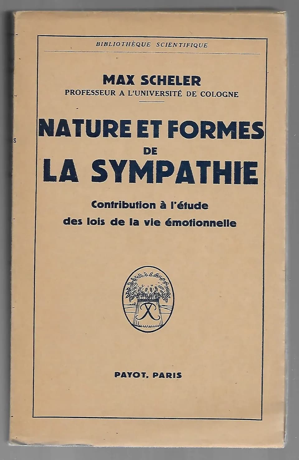 Max Scheler - Livre