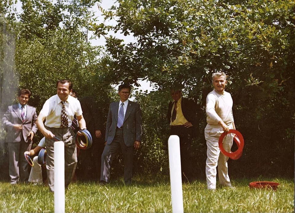 Ion Iliescu - Ion Iliescu and Ceausescu Family in Vacation.