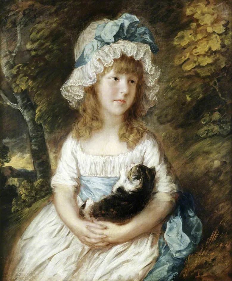 Thomas Gainsborough - Miss Brummell, 1782, 76.2×63.5 см, Кенвуд-хаус, Лондон