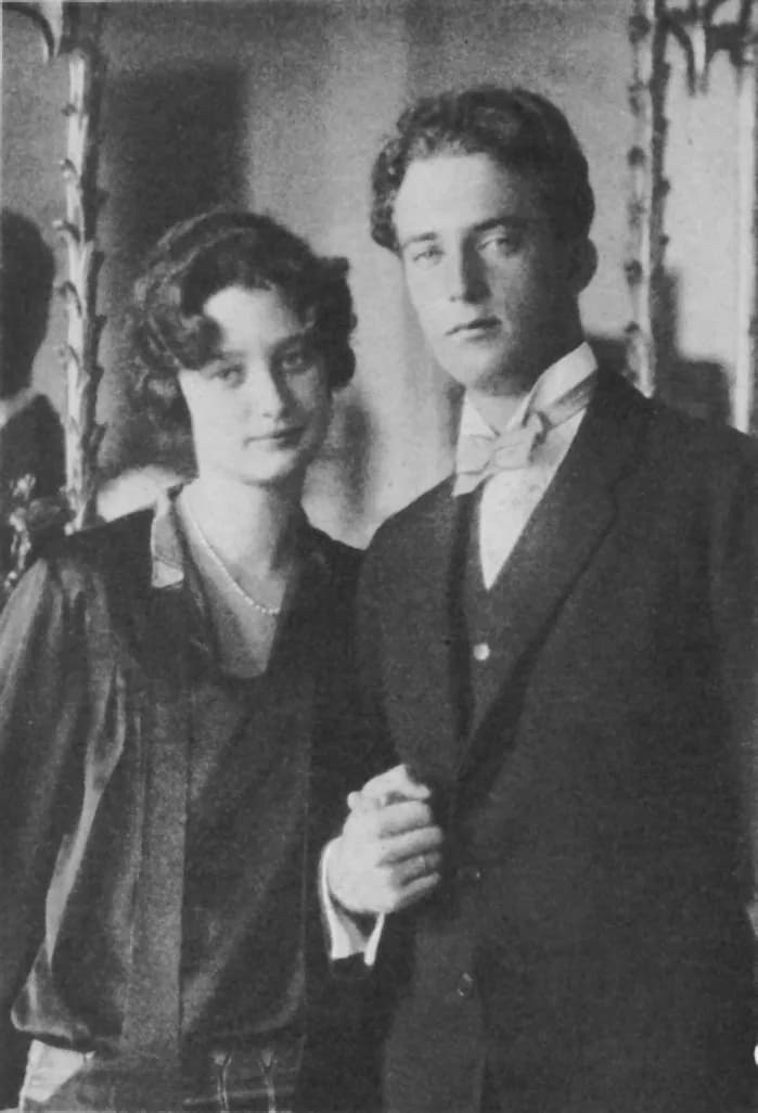 Leopold III of Belgium - Princess Astrid of Sweden on her engagement day with prince Leopold III of Belgium.