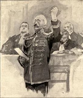 Alfred Dreyfus - Dreyfus au procès de Rennes - Affaire Dreyfus