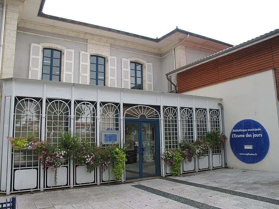 Boris Vian - The library of Capbreton (Landes, France)