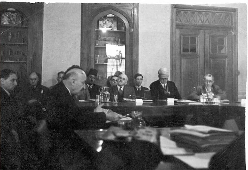 Chaim Weizmann - Chaim Weizmann speaking before the Anglo-American Committee of Inquiry