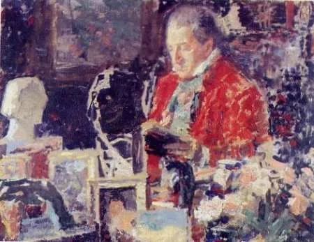 Sacha Guitry - portrait de Sacha Guitry par Léon Gard