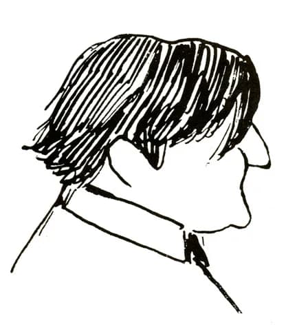 Sacha Guitry - Caricature of Sacha Guitry
