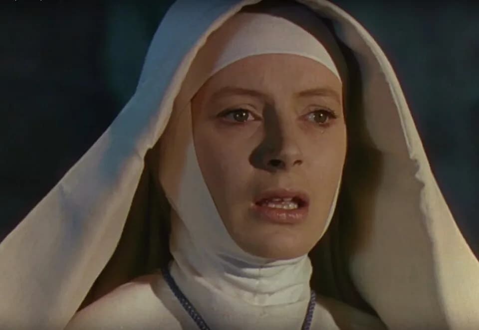 Deborah Kerr - Cropped screenshot of Deborah Kerr from the trailer for the film Black Narcissus