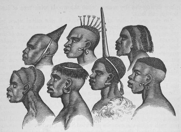 Richard Francis Burton - Hair-dresses of Wanyamwezi