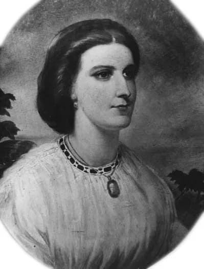 Richard Francis Burton - A drawing of Isabel Burton, from 1861.