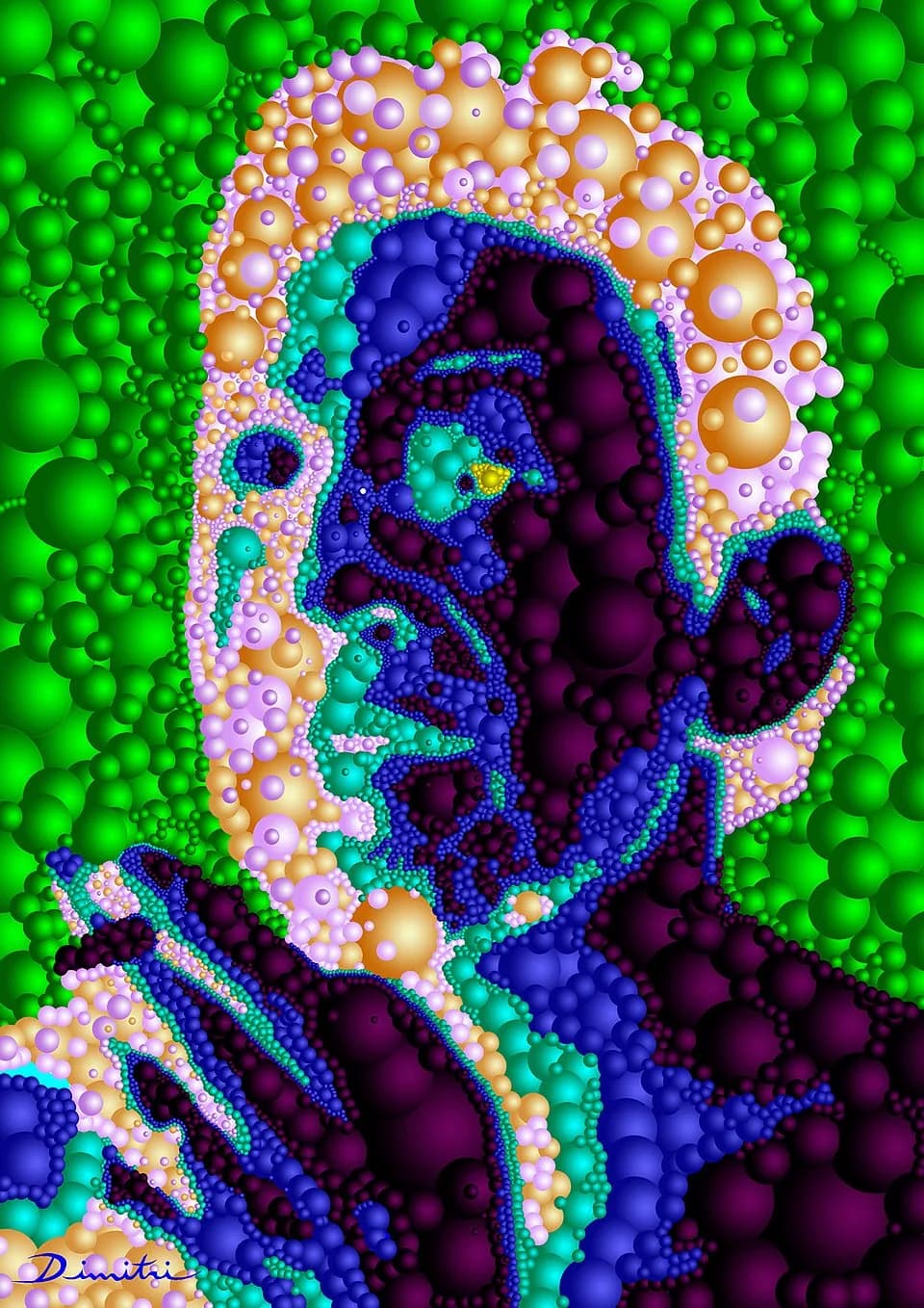 Serge Gainsbourg - Afterimage by Dimitri Parant (Concentrate 30seconds on the white dot and close your eyes 10 seconds)