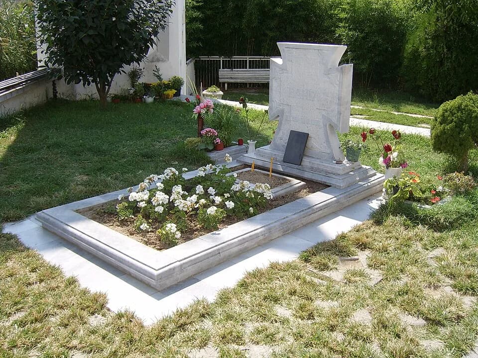 Baba Vanga - Vanga's grave in Rupite, Bulgaria.