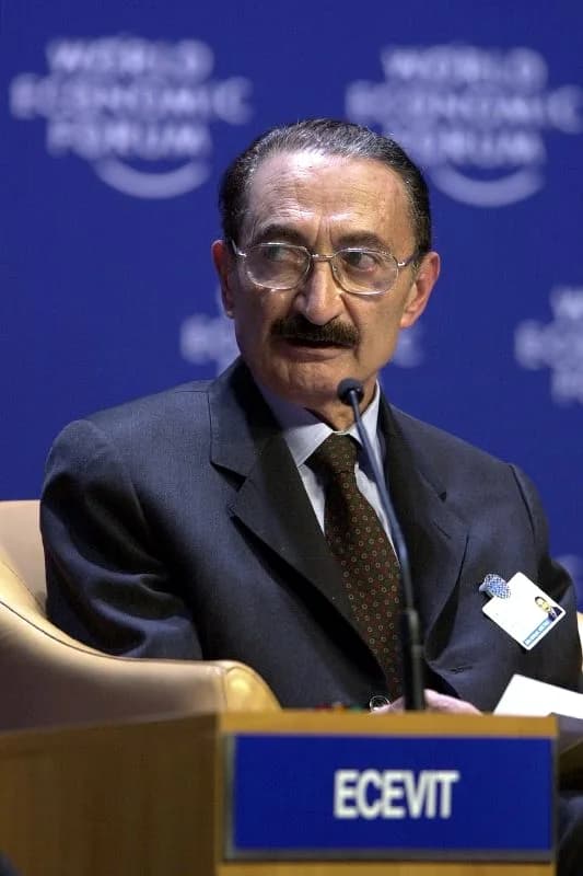 Bülent Ecevit - four-time Prime Minister of Turkey Bülent Ecevit
