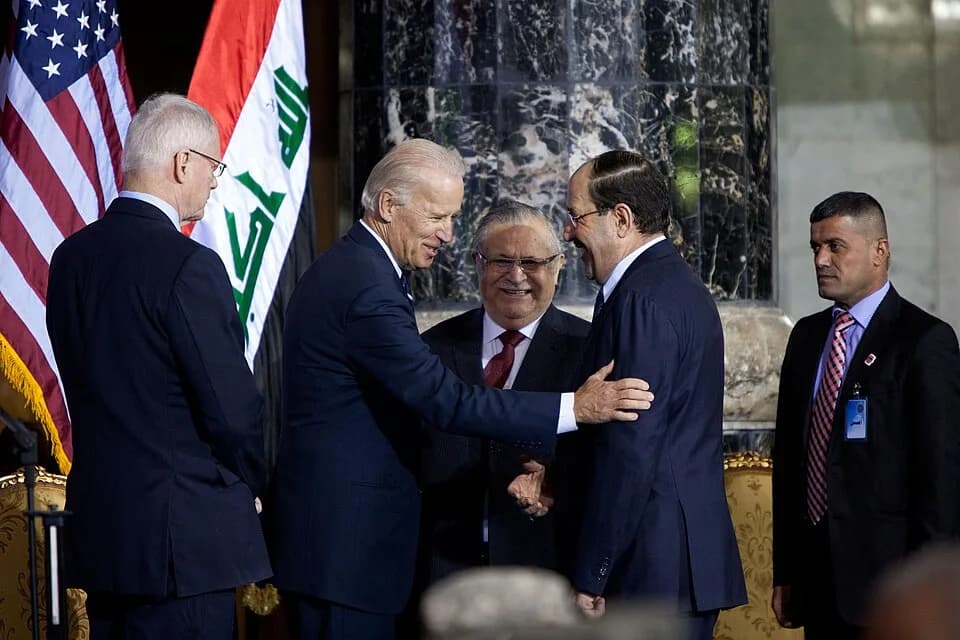 Jalal Talabani - Meeting between Vice President Joe Biden of the United States of America and President Jalal Talabani and Prime Minister Nuri Al-Maliki of the Republic of Iraq