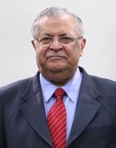 Jalal Talabani - Meetings of Presidents participated in Nowruz with Ali Khamenei - Tehran, Iran (Cropped on Talabani)