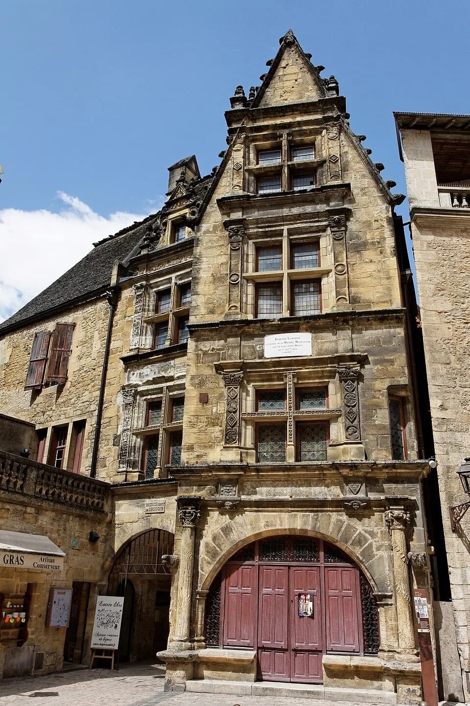 Étienne de La Boétie - Vue de la maison de la Boétie à Sarlat.
