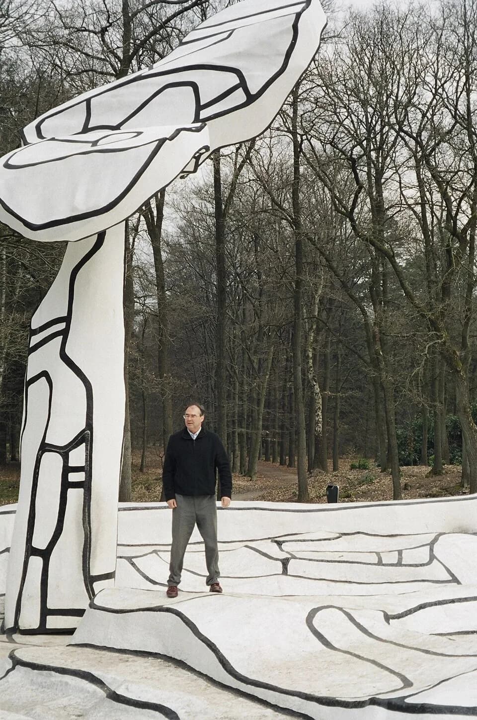 Jean Dubuffet - sculpture Jardin d'émail by Jean Dubuffet in sculpturepark KMM in the Netherlands